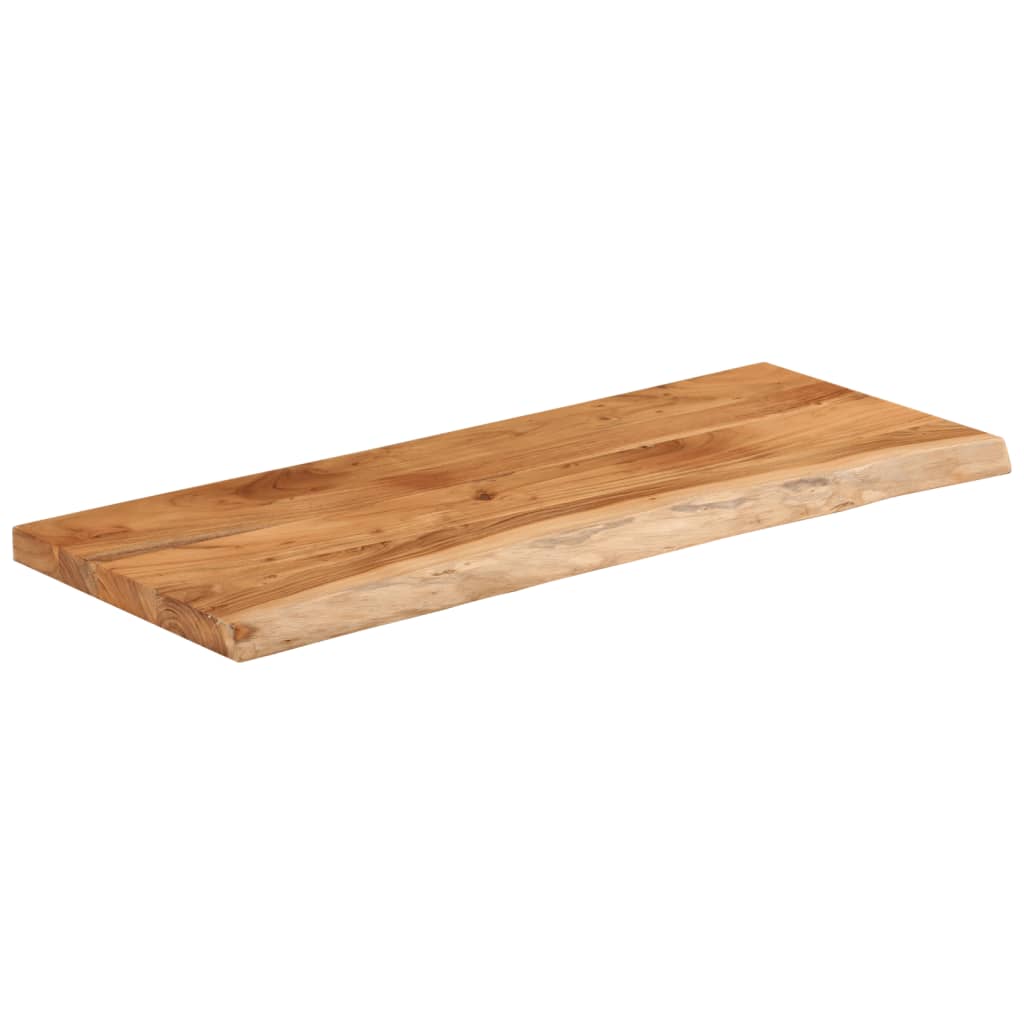 Dessus de table 100x40x2,5 cm rectangulaire bois massif acacia - XIOS