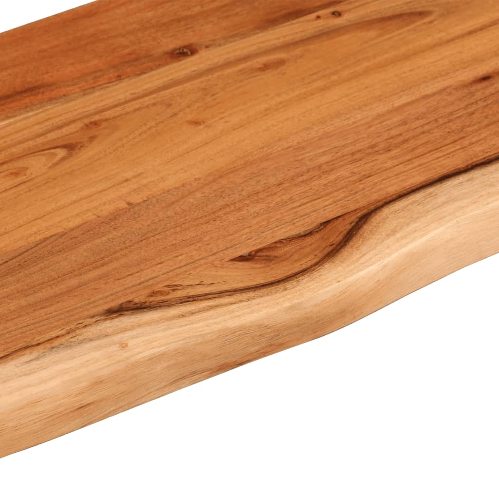 Dessus de table 140x40x2,5 cm rectangulaire bois massif acacia - XIOS