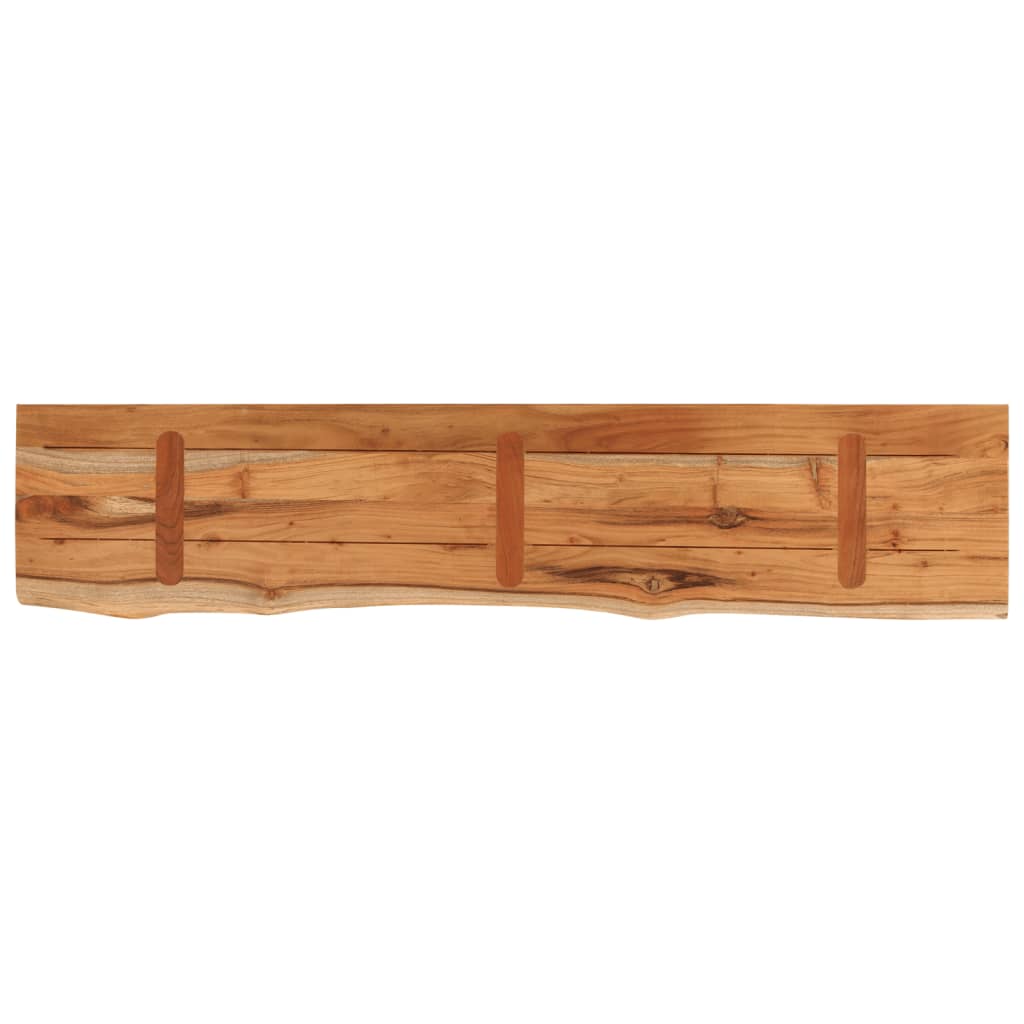 Dessus de table 180x40x2,5 cm rectangulaire bois massif acacia - XIOS