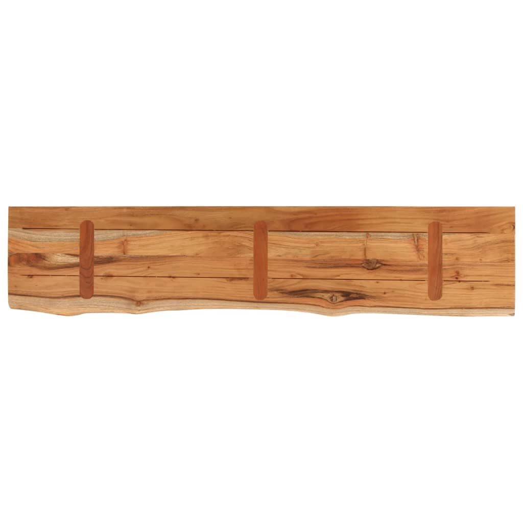 Dessus de table 160x30x3,8 cm rectangulaire bois massif acacia - XIOS