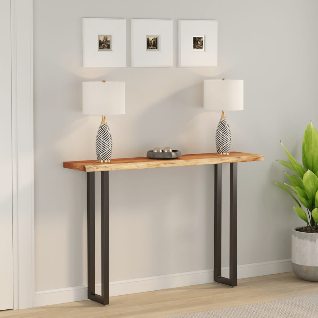 Dessus de table 160x30x3,8 cm rectangulaire bois massif acacia - XIOS