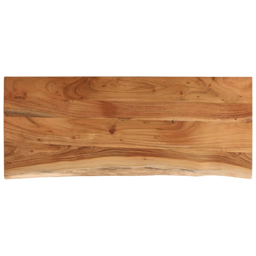 Dessus de table 100x40x3,8 cm rectangulaire bois massif acacia - XIOS