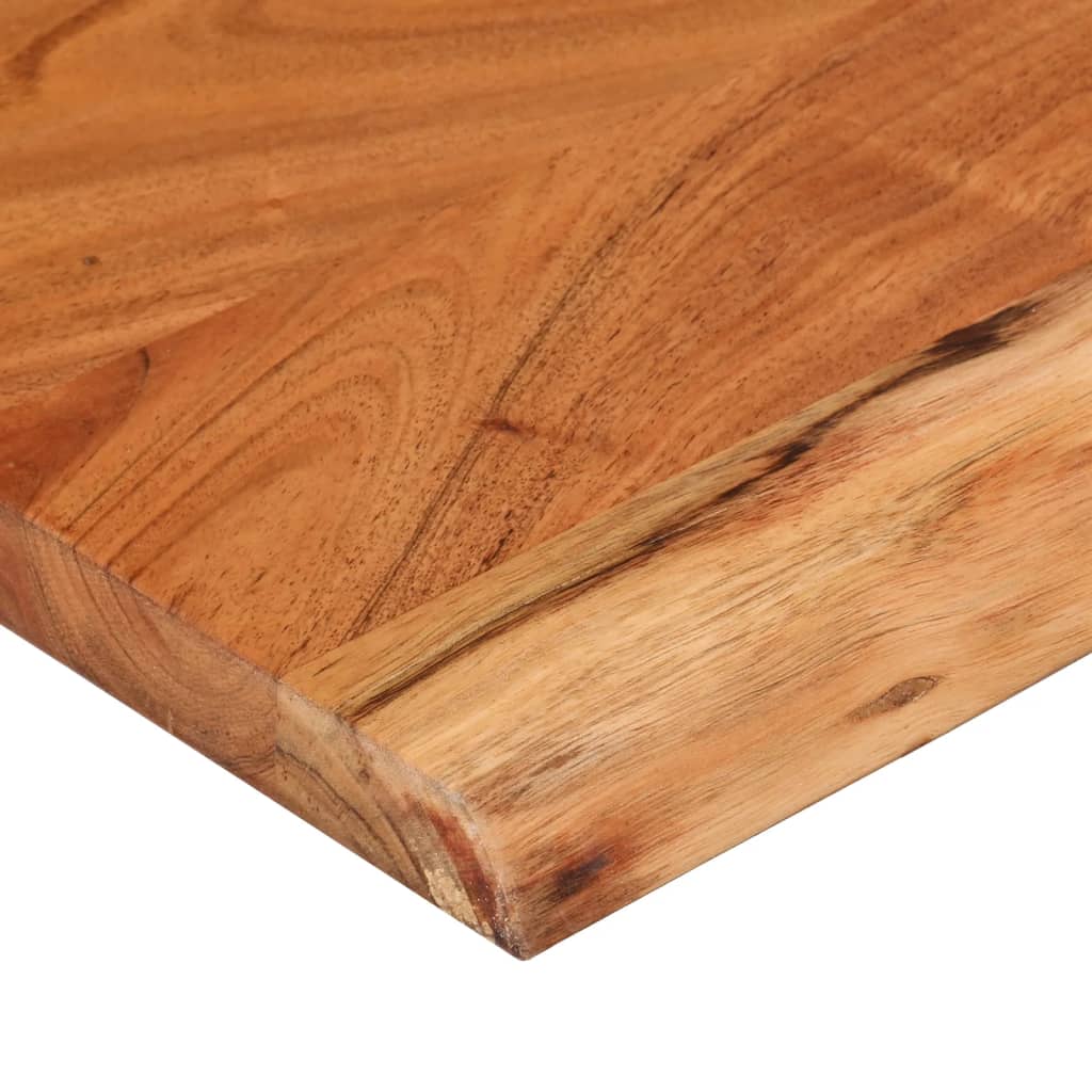 Dessus de table 120x40x3,8 cm rectangulaire bois massif acacia