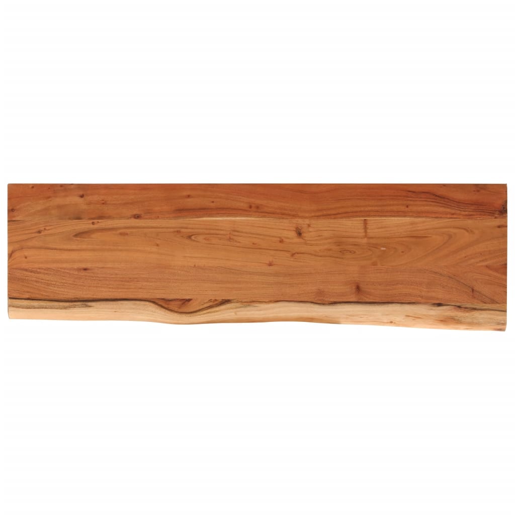 Dessus de table 140x40x3,8 cm rectangulaire bois massif acacia - XIOS