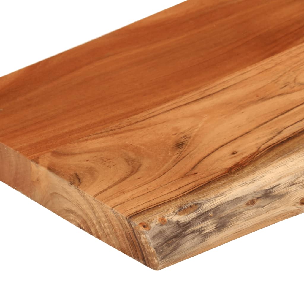 Dessus de table 160x40x3,8 cm rectangulaire bois massif acacia
