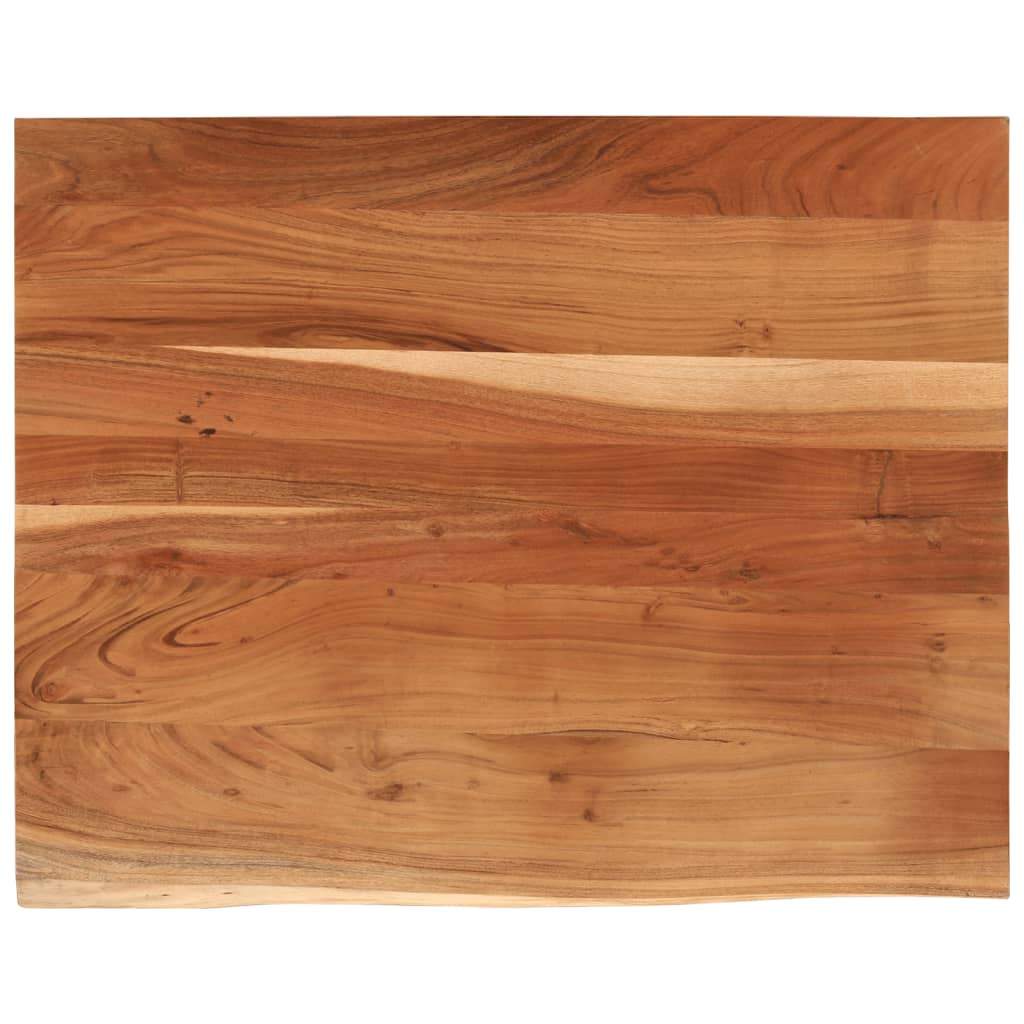 Dessus de table 90x80x3,8 cm rectangulaire bois massif d'acacia - XIOS