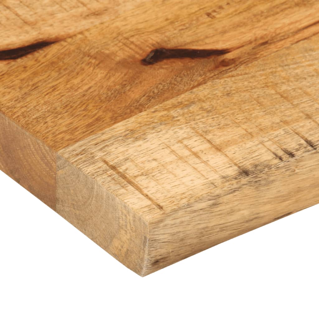 Dessus de table 100x20x2,5cm bord vif bois massif manguier brut - XIOS