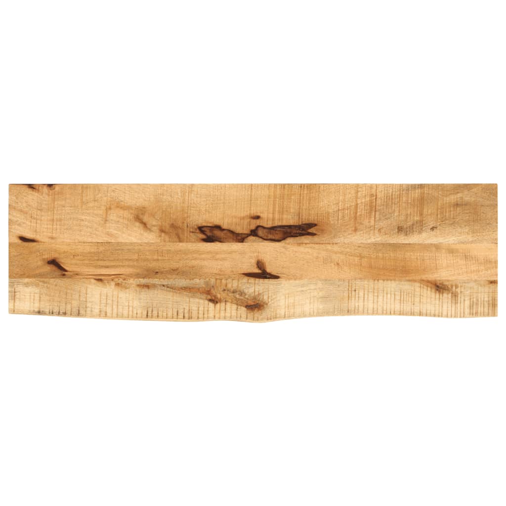 Dessus de table 110x30x2,5cm bord vif bois massif manguier brut - XIOS