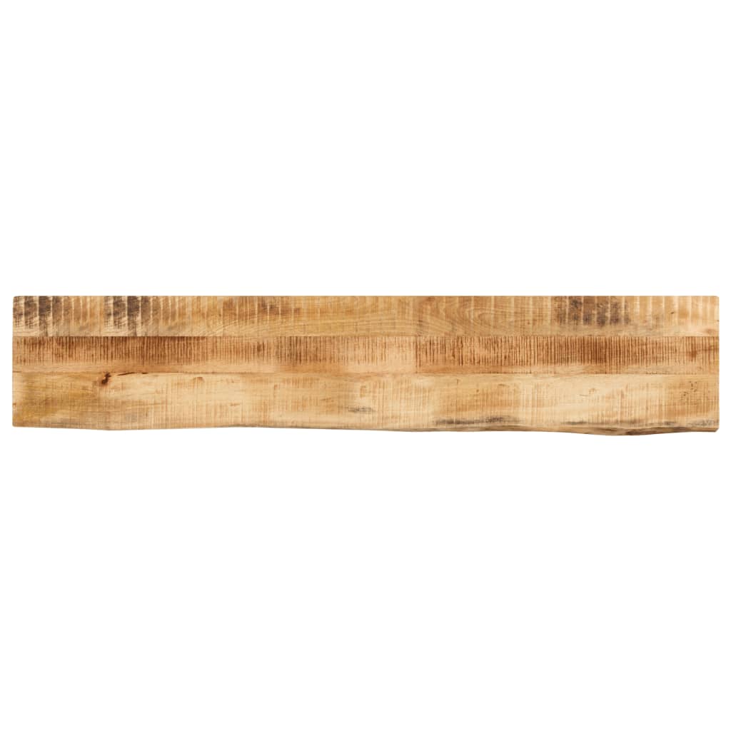 Dessus de table 180x40x2,5cm bord vif bois massif manguier brut - XIOS