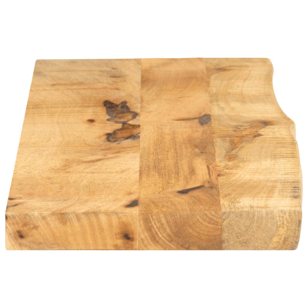 Dessus de table 110x20x3,8cm bord vif bois massif manguier brut - XIOS
