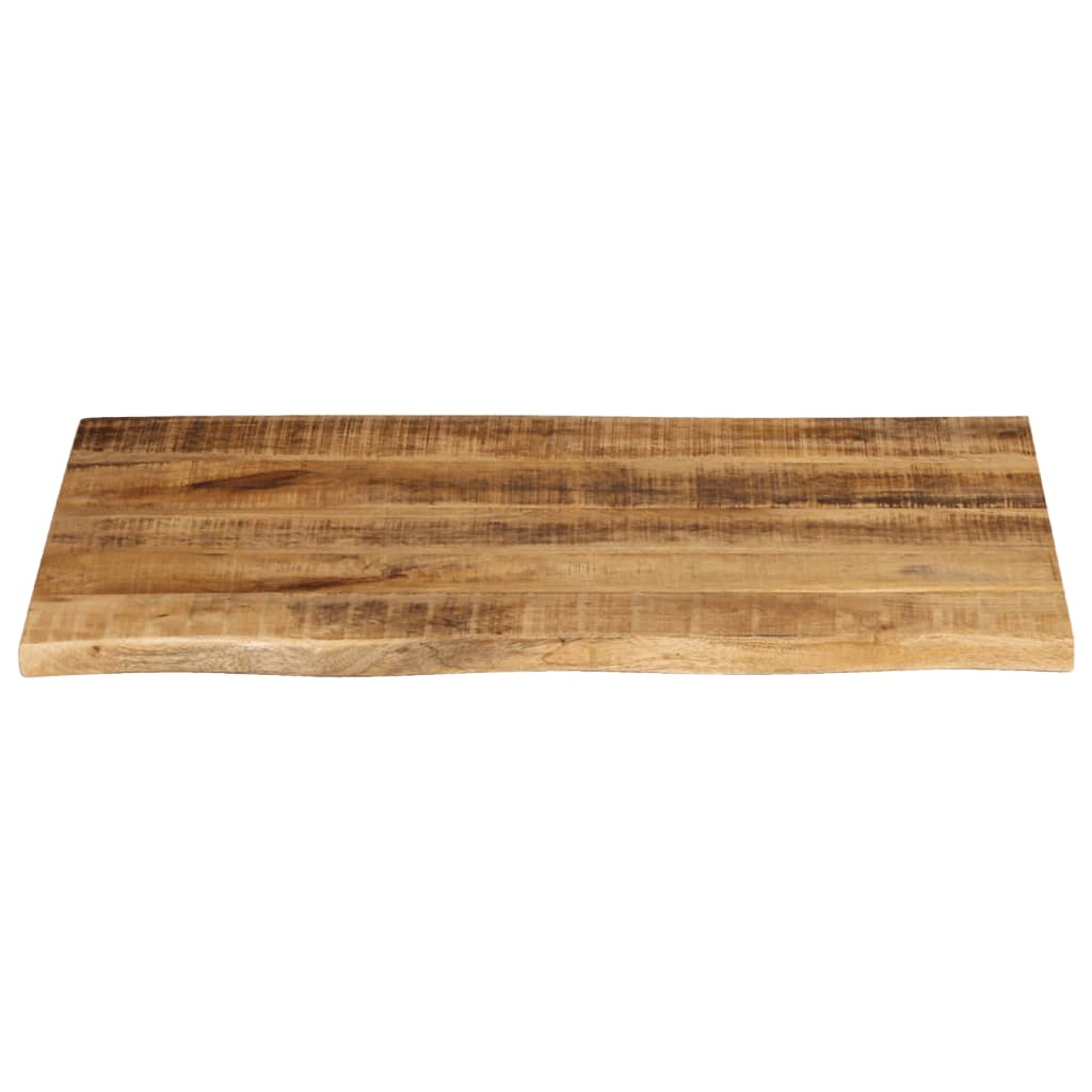 Dessus de table 70x60x3,8 cm bord vif bois massif manguier brut - XIOS