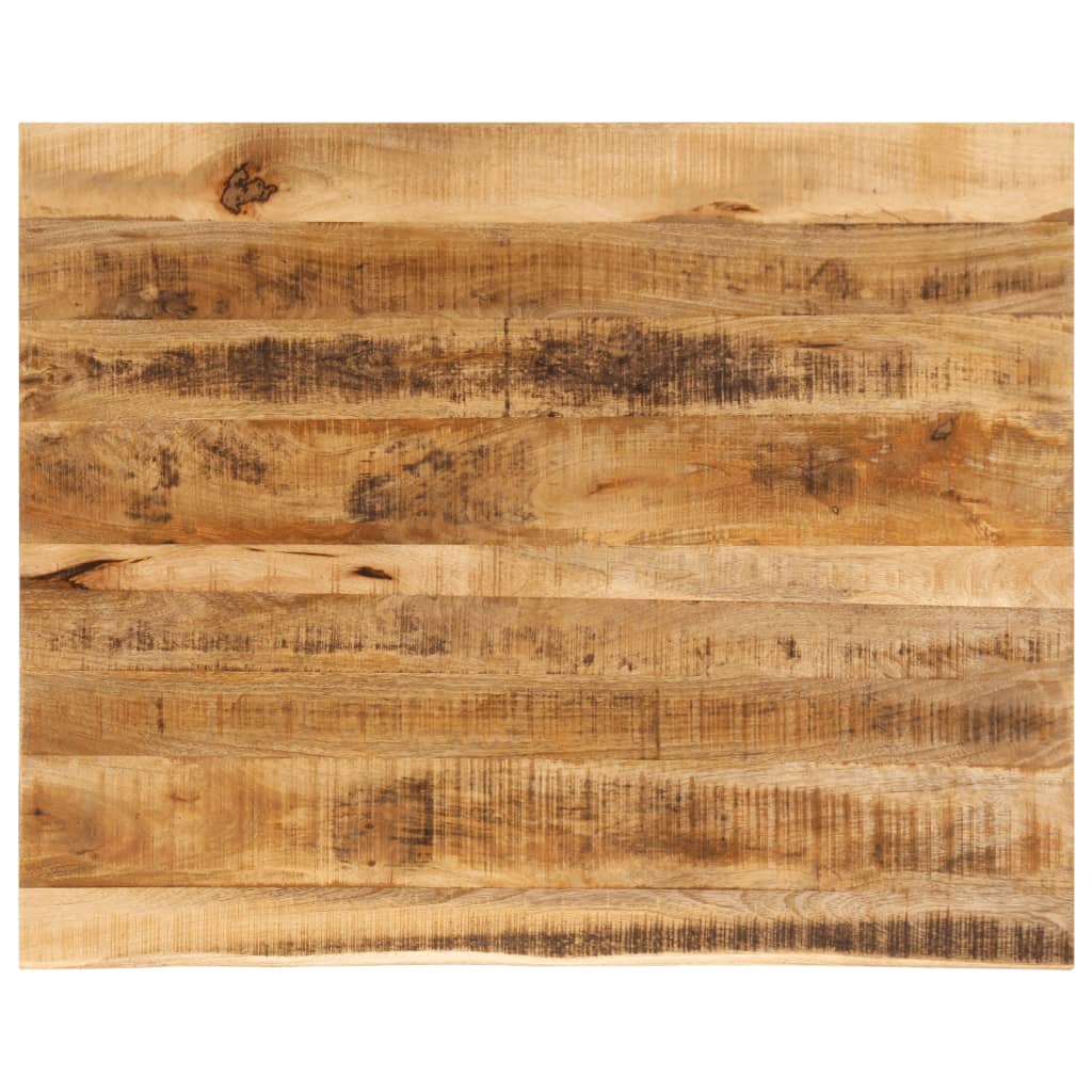 Dessus de table 90x80x3,8 cm bord vif bois massif manguier brut Plateaux de table vidaXL   