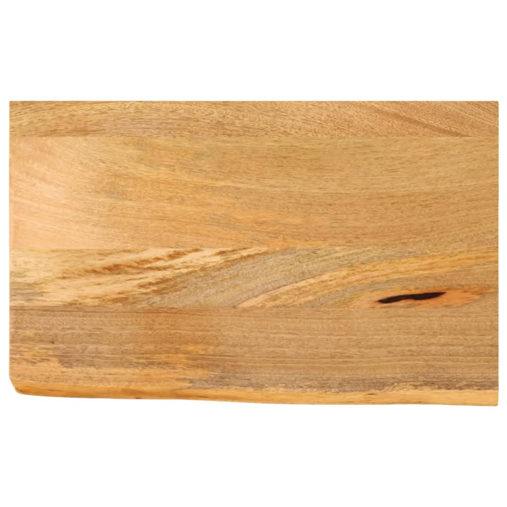 Dessus de table à bord vivant 50x20x2,5 cm bois massif manguier - XIOS