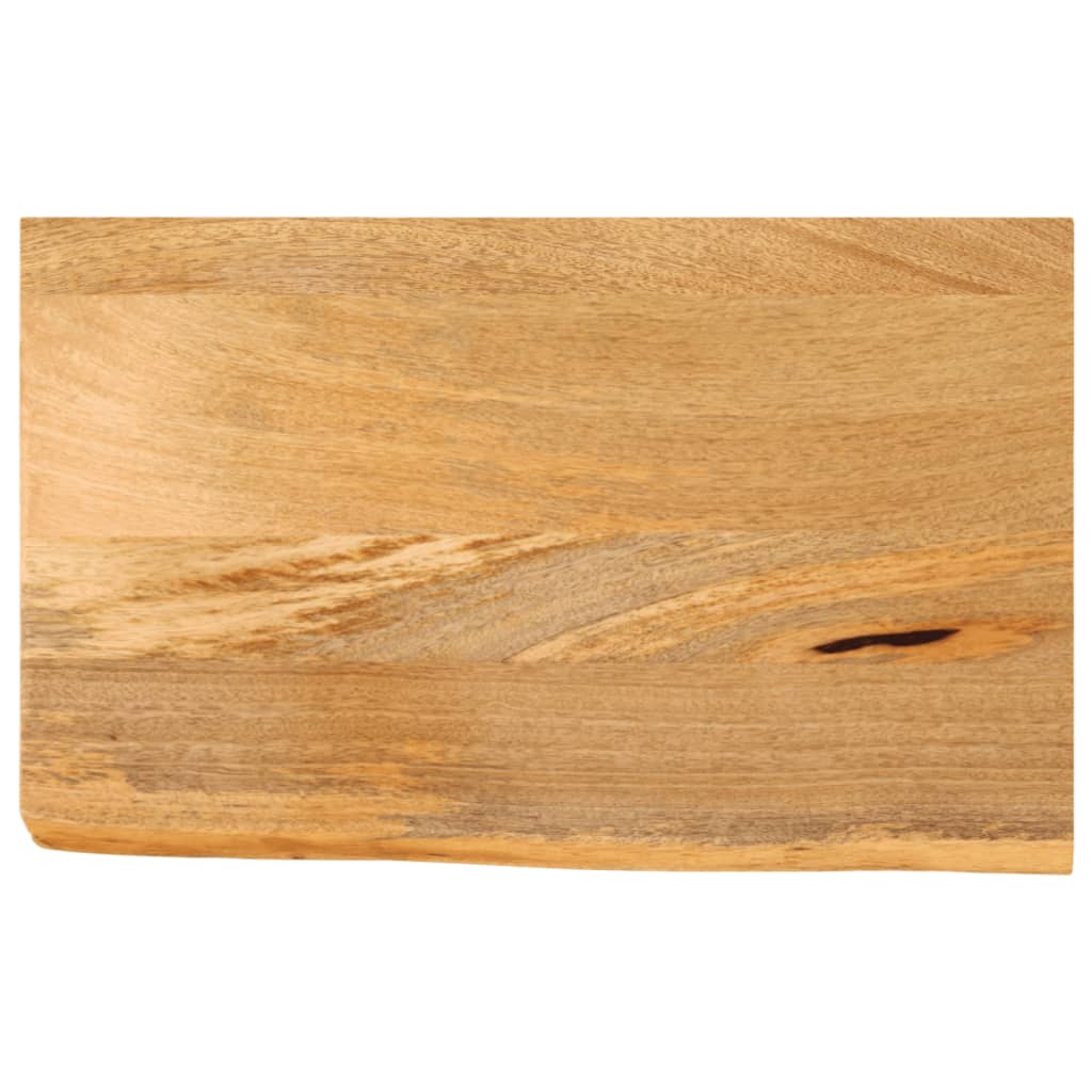 Dessus de table à bord vivant 40x30x2,5 cm bois massif manguier - XIOS