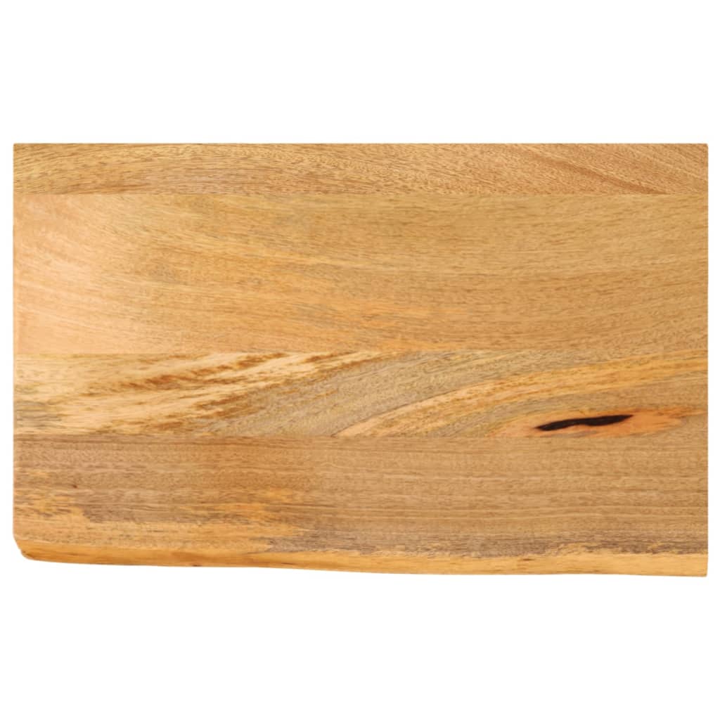 Dessus de table à bord vivant 40x30x3,8 cm bois massif manguier - XIOS