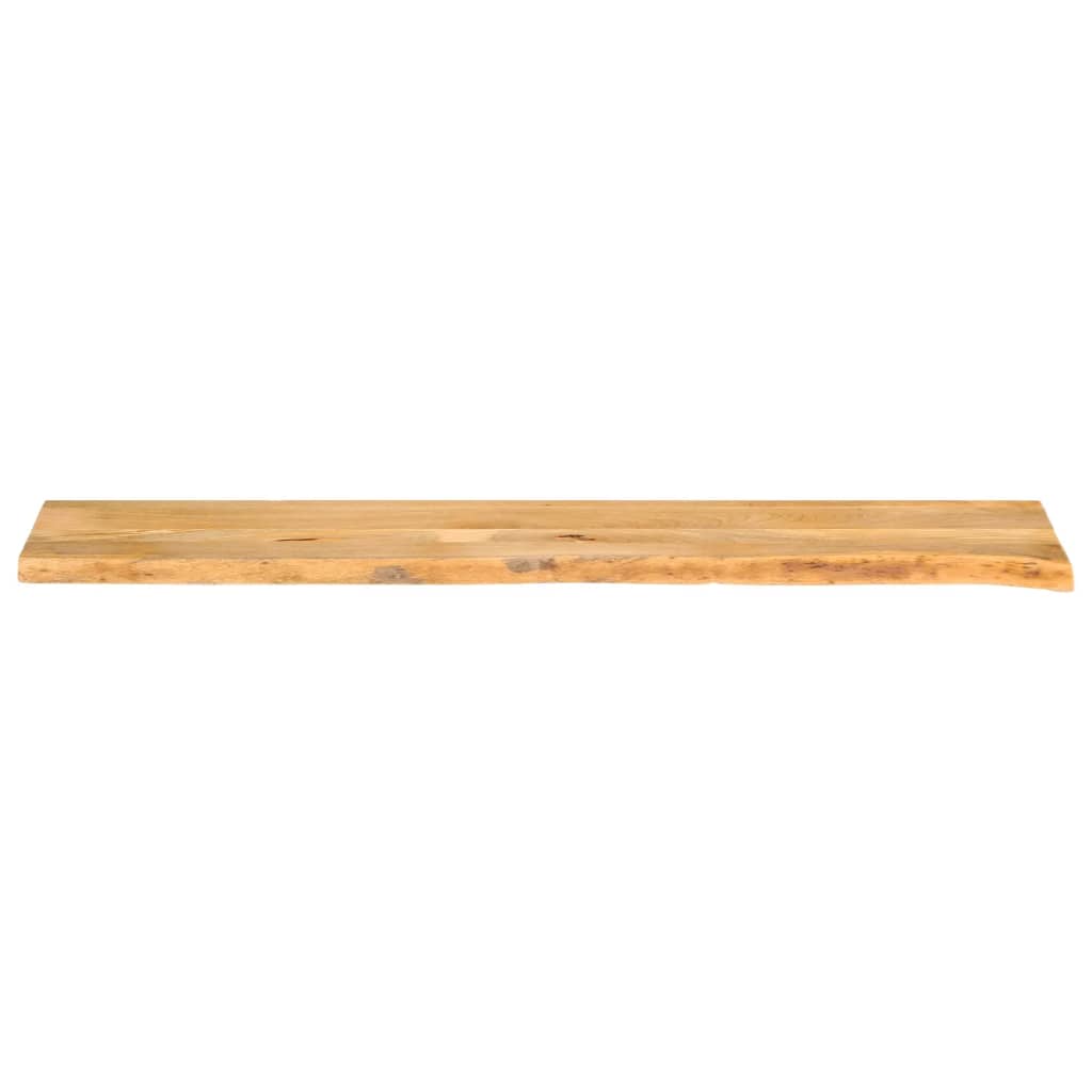 Dessus de table à bord vivant 160x30x3,8cm bois massif manguier - XIOS