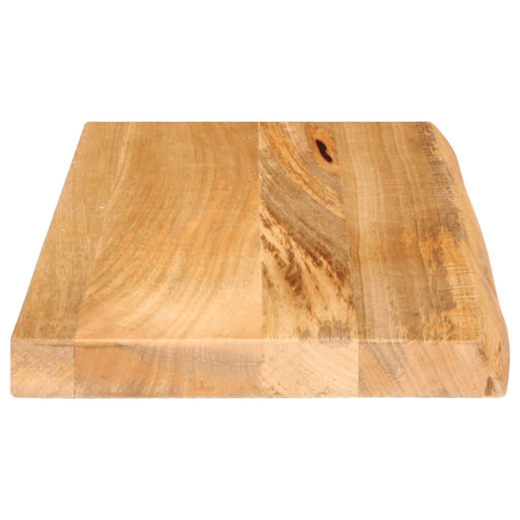 Dessus de table à bord vivant 60x40x3,8 cm bois massif manguier - XIOS