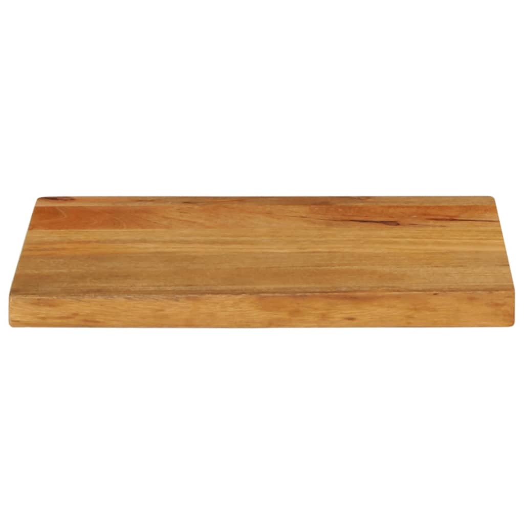 Dessus de table à bord vivant 50x30x2,5 cm bois massif manguier - XIOS