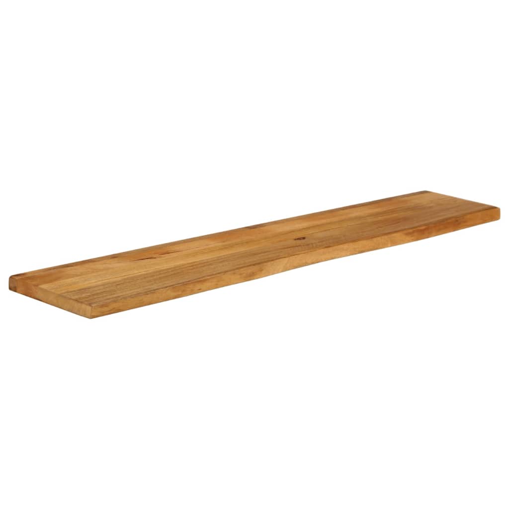Dessus de table à bord vivant 180x30x2,5cm bois massif manguier - XIOS