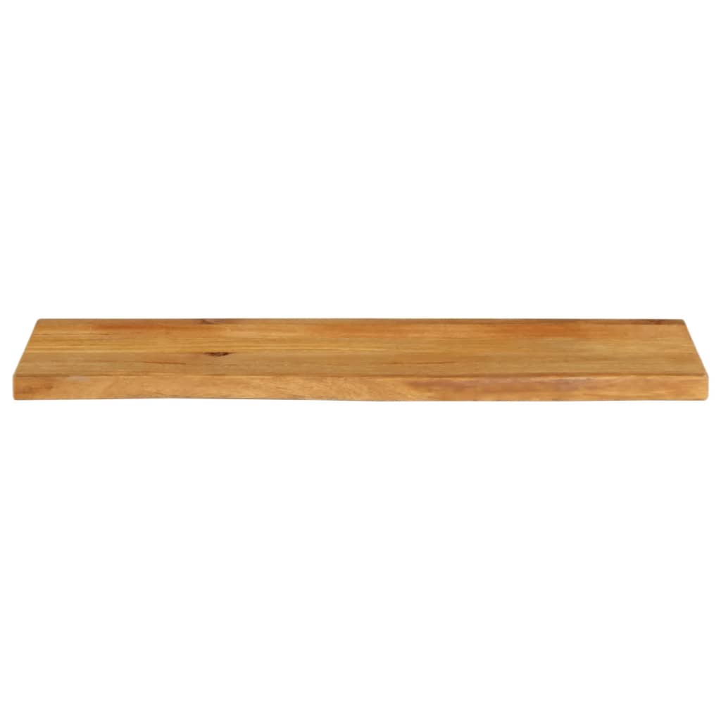 Dessus de table à bord vivant 100x40x2,5cm bois massif manguier - XIOS