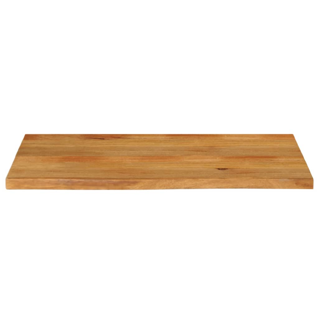 Dessus de table à bord vivant 110x60x2,5cm bois massif manguier - XIOS