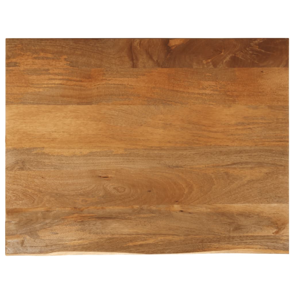 Dessus de table à bord vivant 90x80x2,5 cm bois massif manguier Plateaux de table vidaXL   