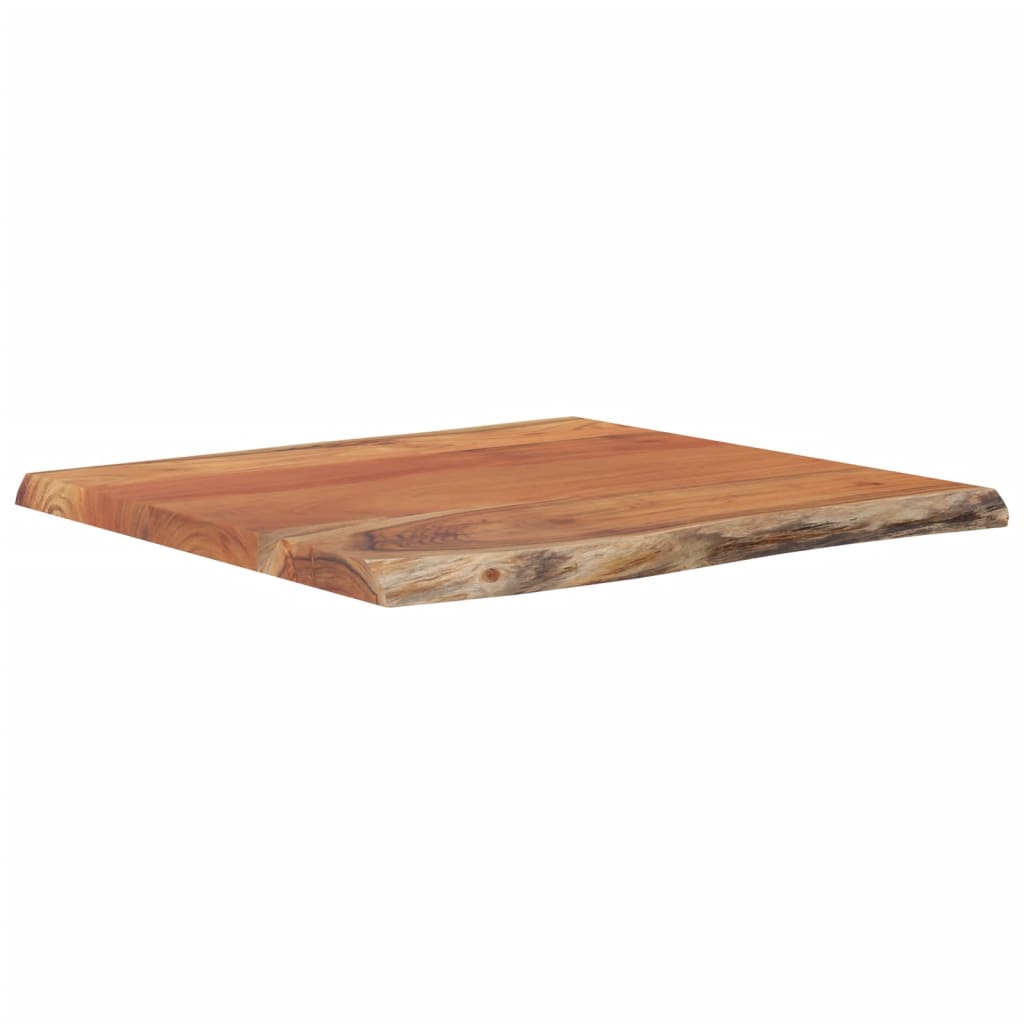 Dessus de table 40x40x2,5 cm rectangulaire bois massif d'acacia - XIOS
