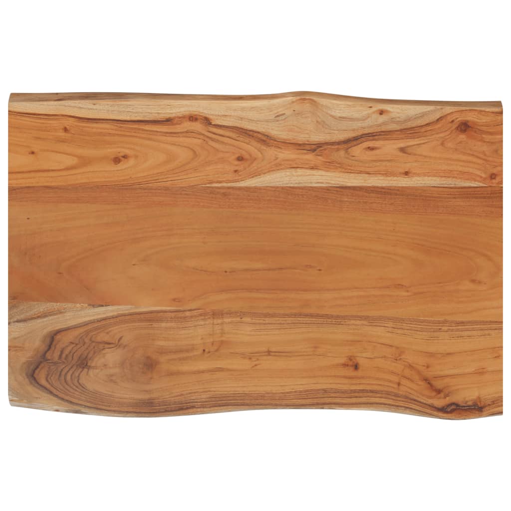 Dessus de table 60x40x2,5 cm rectangulaire bois massif d'acacia - XIOS