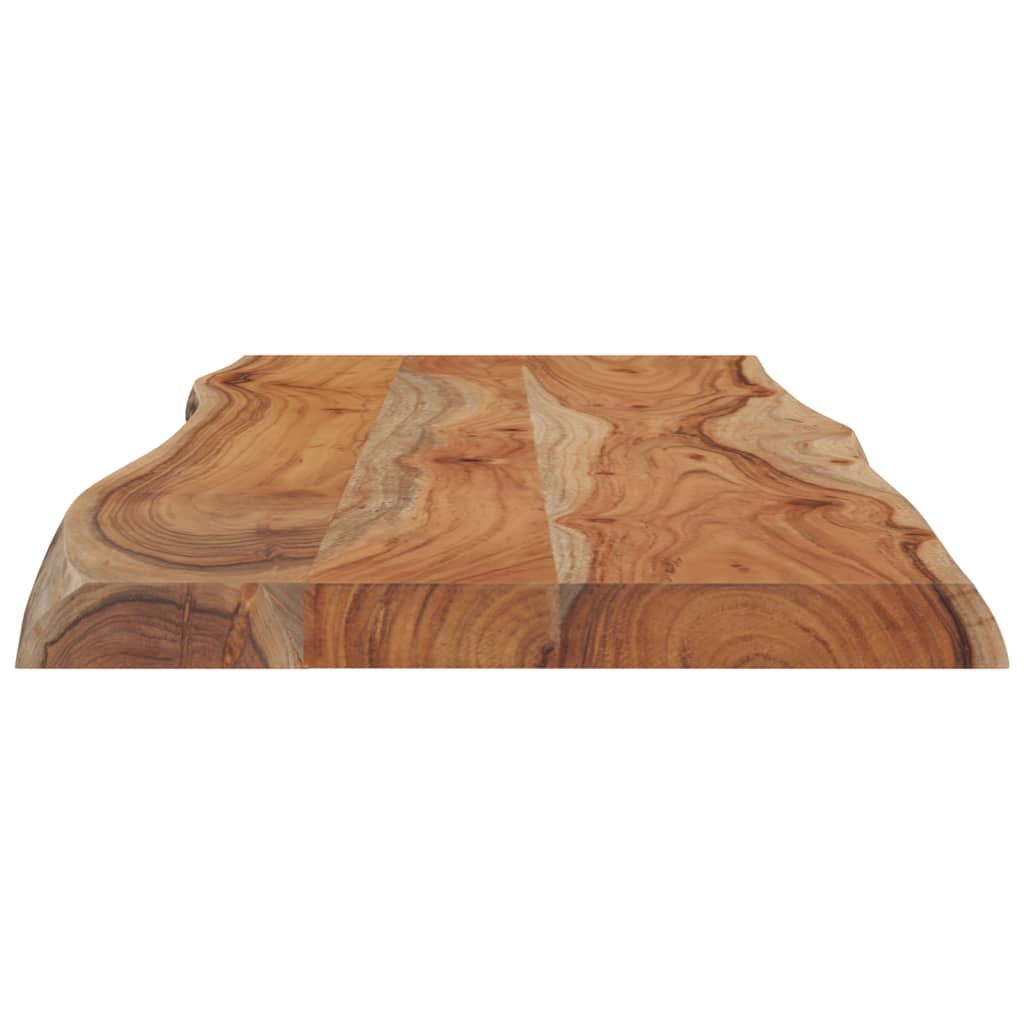 Dessus de table 80x40x2,5 cm rectangulaire bois massif acacia - XIOS