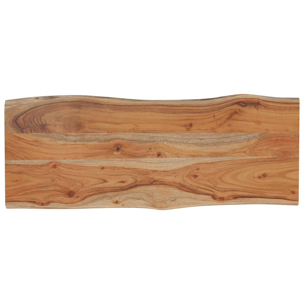 Dessus de table 90x40x2,5 cm rectangulaire bois massif acacia - XIOS