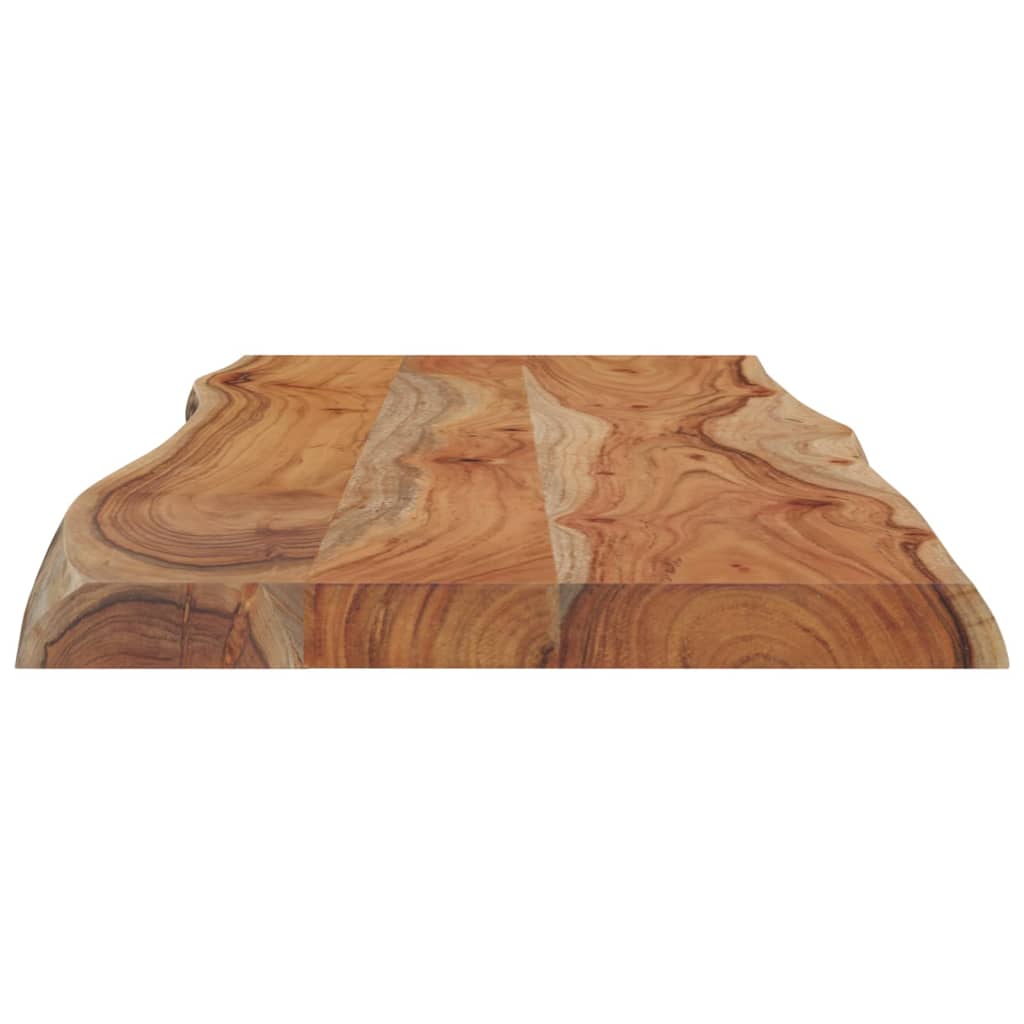 Dessus de table 90x40x2,5 cm rectangulaire bois massif acacia - XIOS