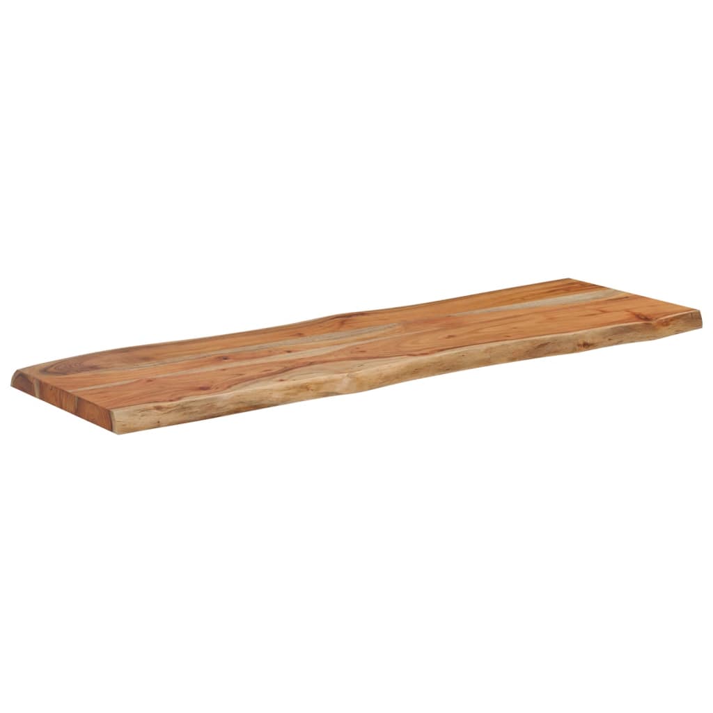 Dessus de table 120x40x2,5 cm rectangulaire bois massif acacia - XIOS