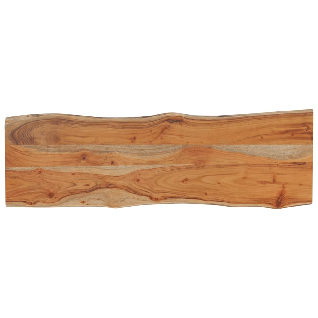 Dessus de table 120x40x2,5 cm rectangulaire bois massif acacia - XIOS