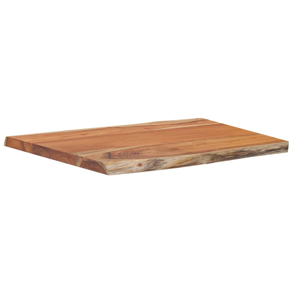 Dessus de table 70x60x2,5 cm rectangulaire bois massif acacia - XIOS