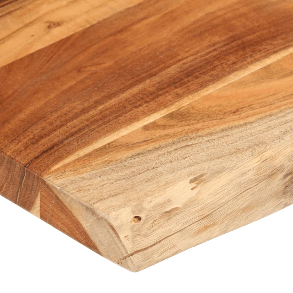 Dessus de table 120x60x2,5cm rectangulaire bois massif d'acacia