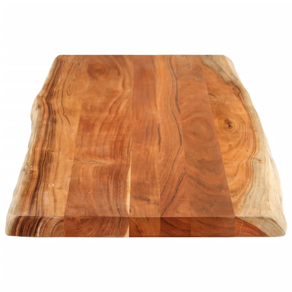 Dessus de table 140x60x2,5cm rectangulaire bois massif d'acacia - XIOS