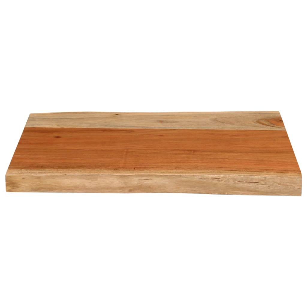 Dessus de table 50x40x3,8 cm rectangulaire bois massif d'acacia - XIOS