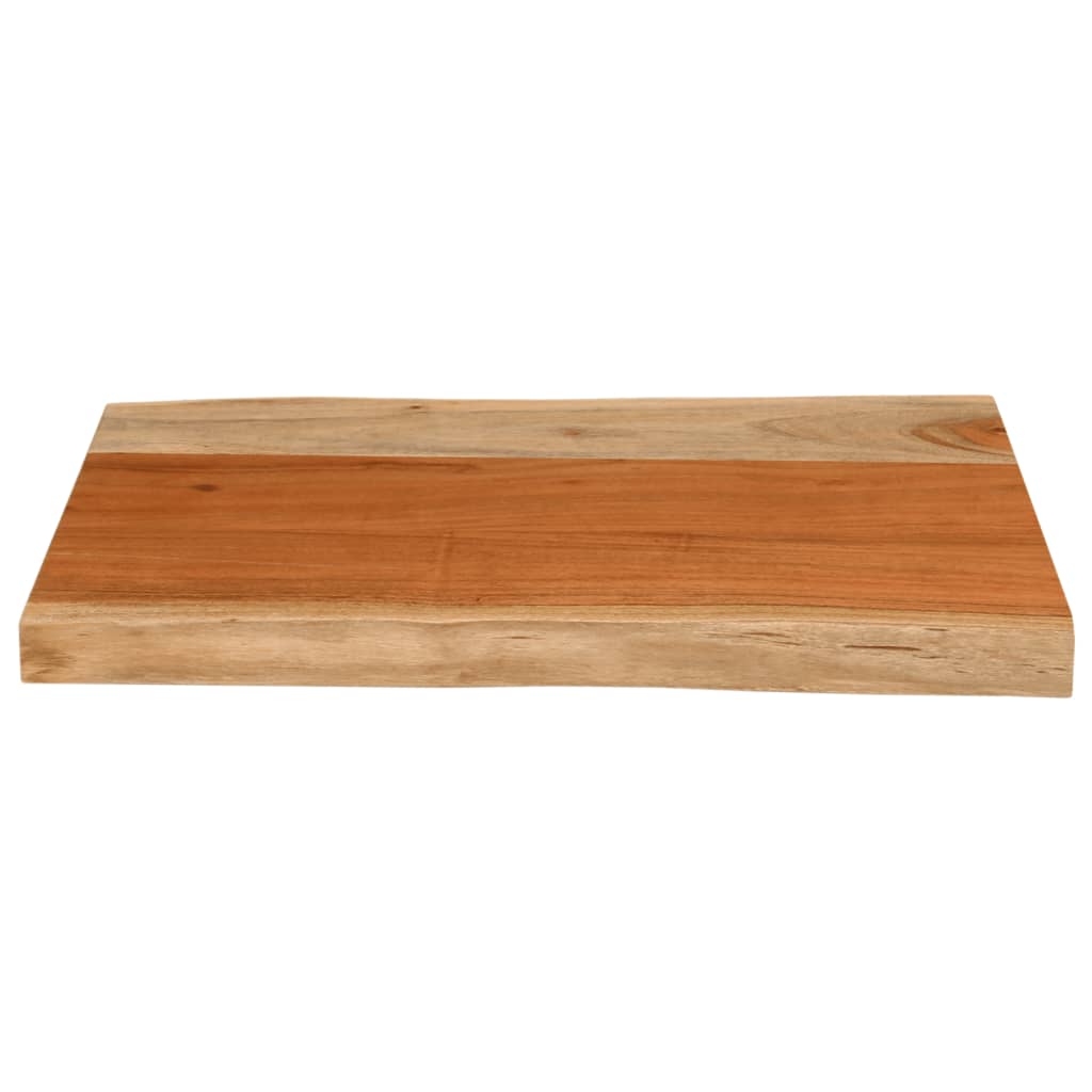 Dessus de table 70x40x3,8 cm rectangulaire bois massif d'acacia - XIOS