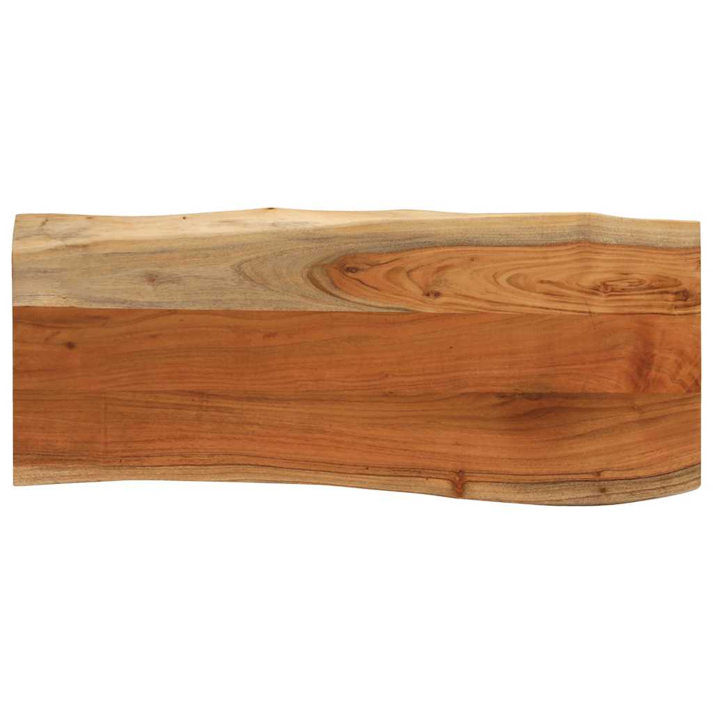 Dessus de table 90x40x3,8 cm rectangulaire bois massif acacia - XIOS