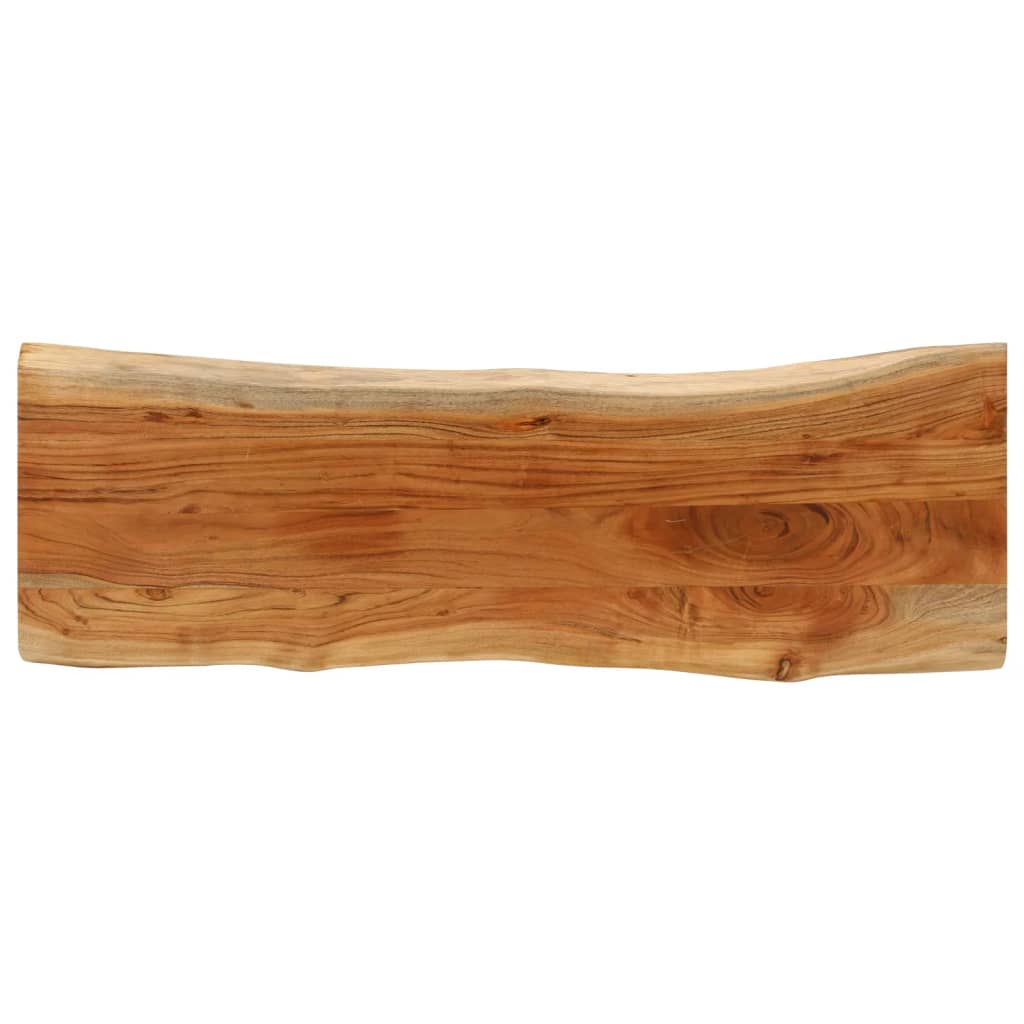 Dessus de table 110x40x3,8 cm rectangulaire bois massif acacia - XIOS