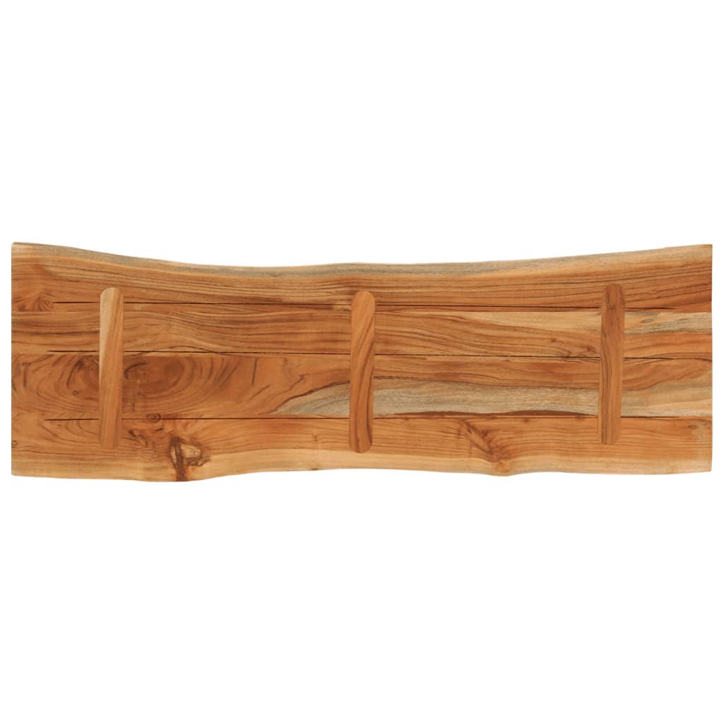 Dessus de table 110x40x3,8 cm rectangulaire bois massif acacia - XIOS