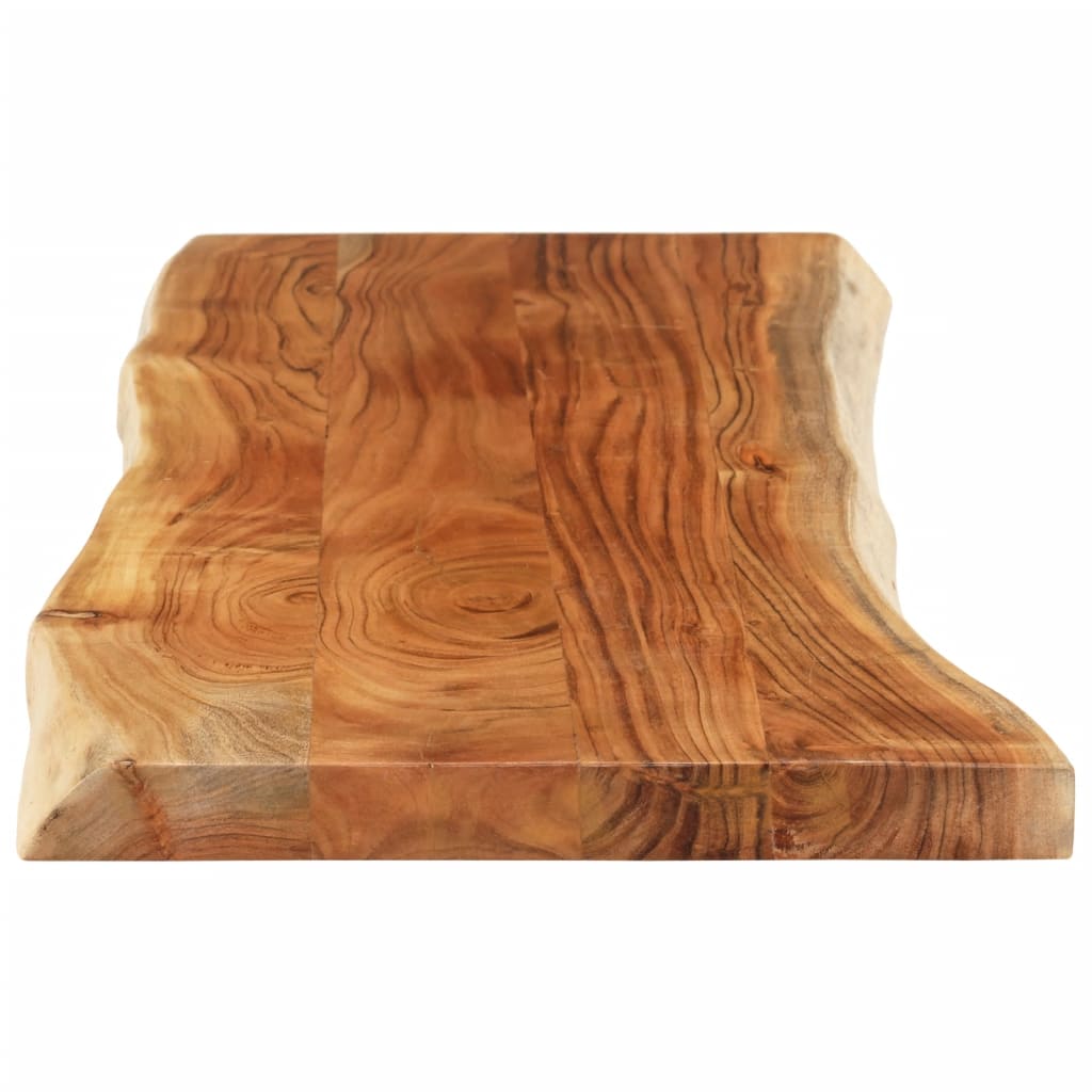 Dessus de table 120x40x3,8 cm rectangulaire bois massif acacia - XIOS