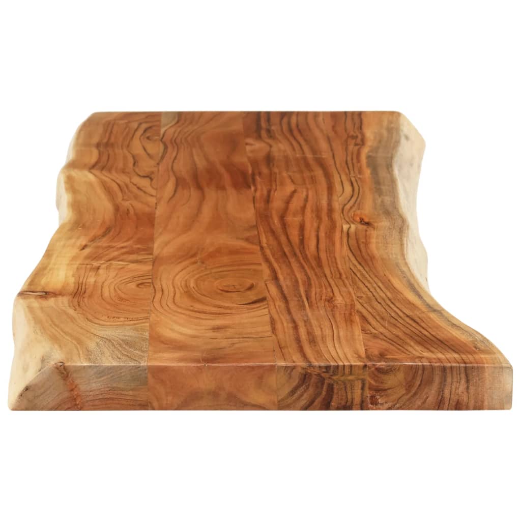Dessus de table 140x40x3,8 cm rectangulaire bois massif acacia - XIOS