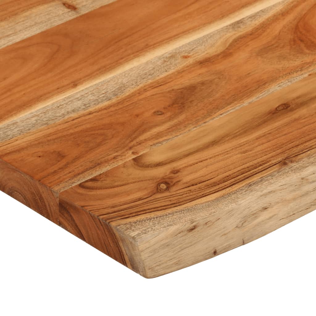 Dessus de table 90x60x3,8 cm rectangulaire bois massif d'acacia - XIOS