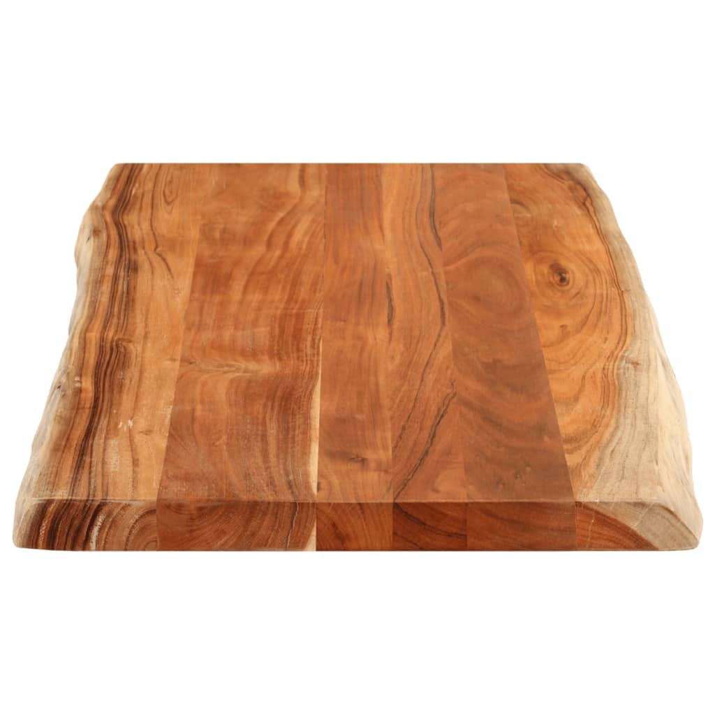 Dessus de table 100x60x3,8cm rectangulaire bois massif d'acacia - XIOS
