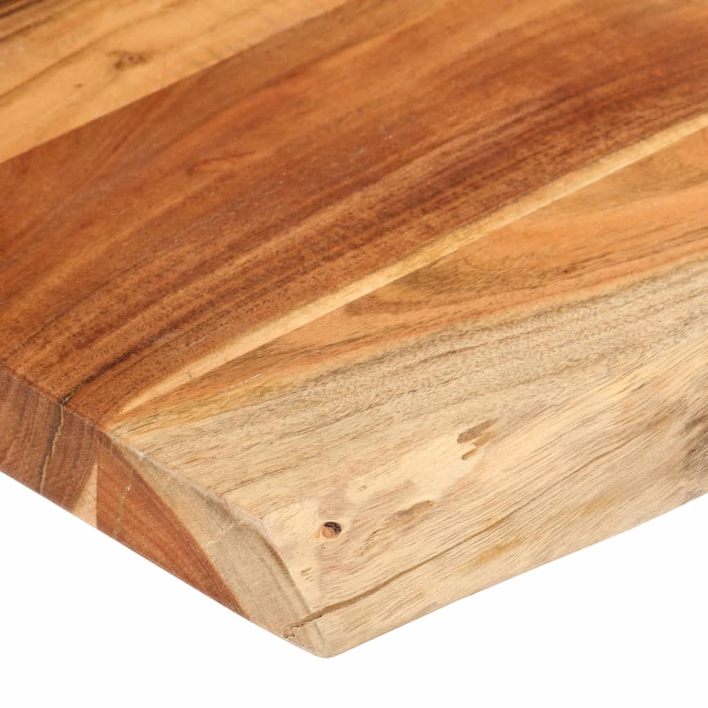 Dessus de table 120x60x3,8cm rectangulaire bois massif d'acacia - XIOS