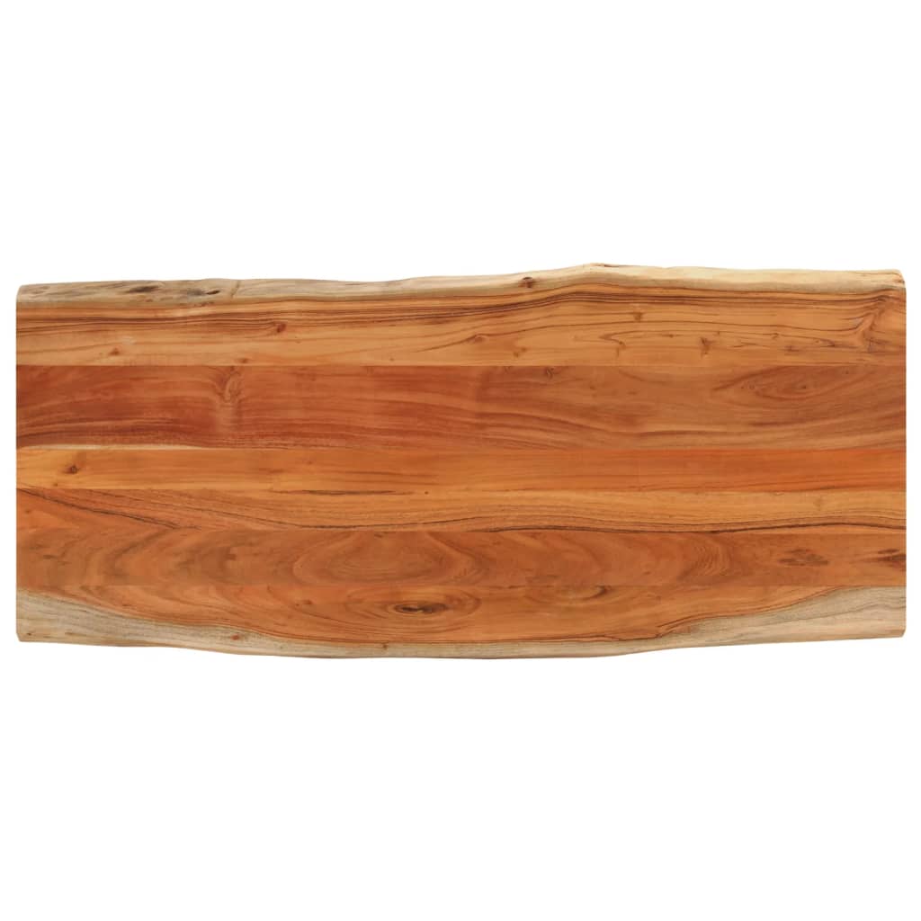 Dessus de table 140x60x3,8cm rectangulaire bois massif d'acacia - XIOS