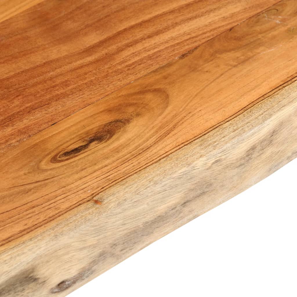 Dessus de table 140x60x3,8cm rectangulaire bois massif d'acacia - XIOS