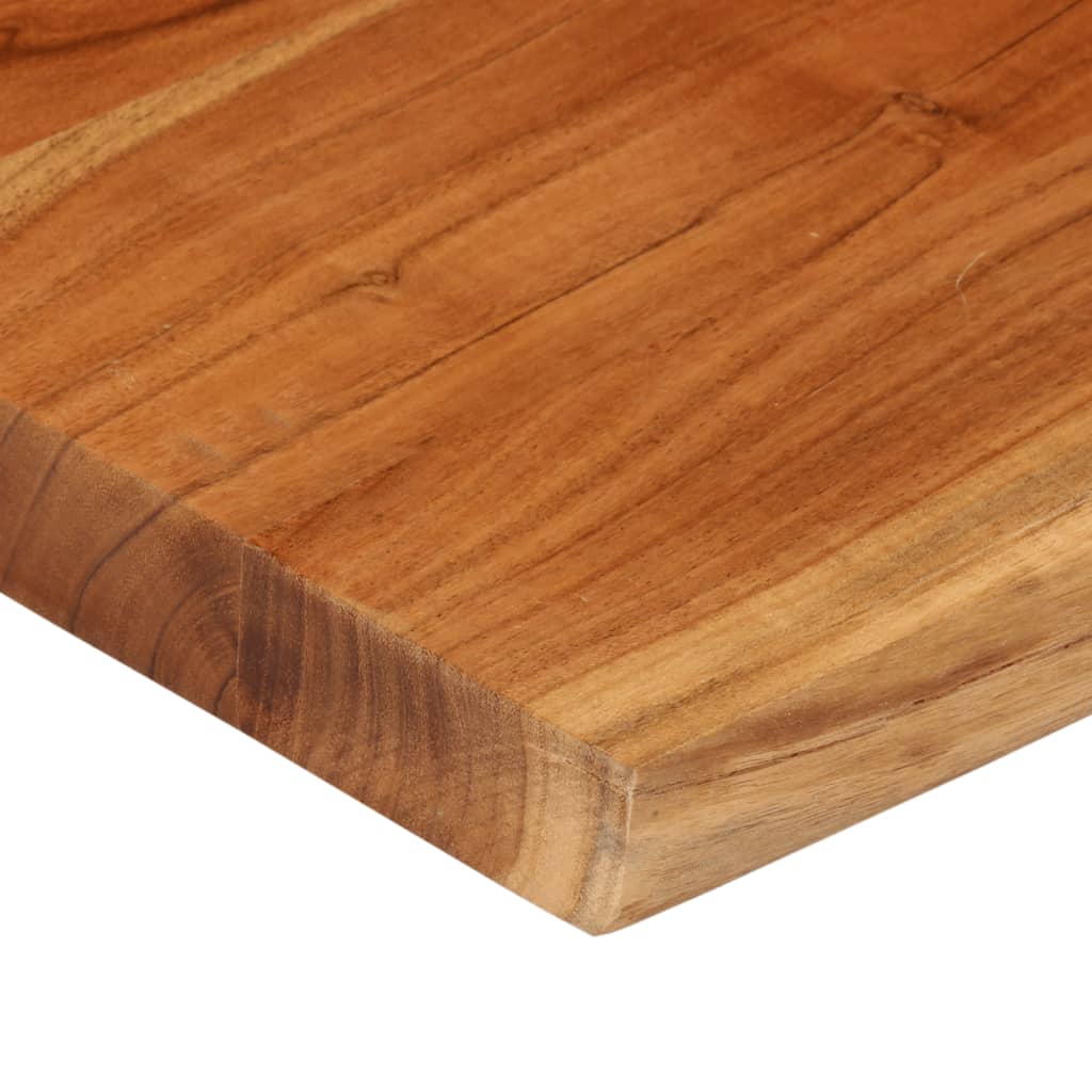 Dessus de table 80x80x3,8 cm carré bois massif d'acacia - XIOS