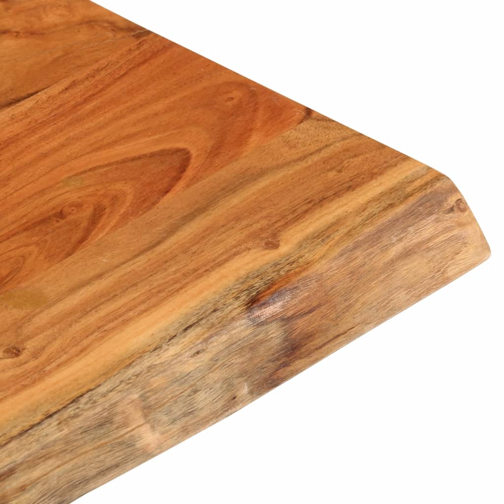 Dessus de table 80x80x3,8 cm carré bois massif d'acacia - XIOS